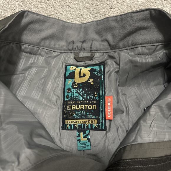 Burton Pants Kid Boys Large Gray Youth Snowboard Ski Snow - Picture 2 of 6